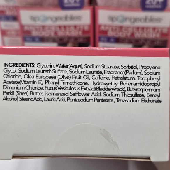 6 Pack Spongeables Anti-Cellulite Body Wash In a Sponge - Picture 4 of 4